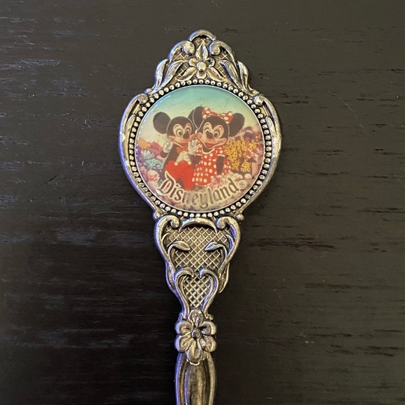 Vintage Disneyland tea-spoon and 2 prong fork. - Picture 4 of 5